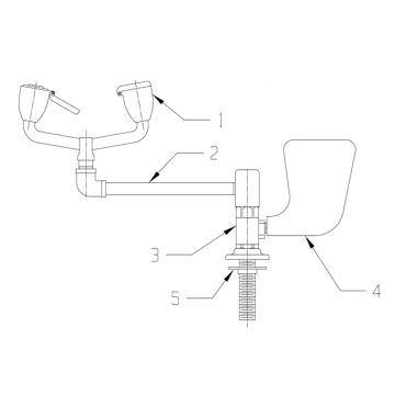 Speakman SE-572 Eyewash Parts Breakdown