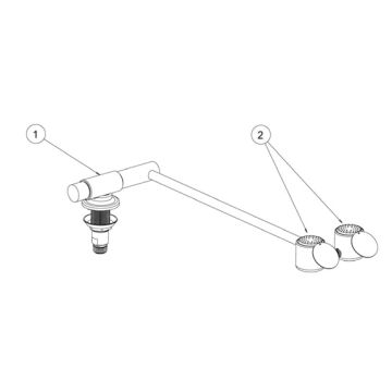 Speakman SE-573 Eyewash Parts Breakdown