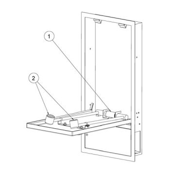 Speakman SE-575-DP Recessed Unit Parts Breakdown