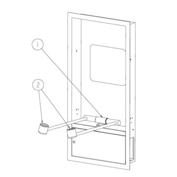 Speakman SE-575-SD-ADA Recessed Unit Parts Breakdown