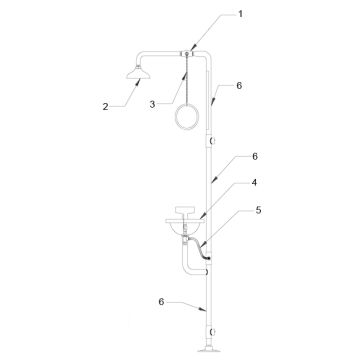 Speakman SE-601 Combo Parts Breakdown