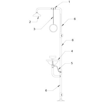 Speakman SE-602 Combo Parts Breakdown