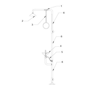 Speakman SE-614 Combo Parts Breakdown
