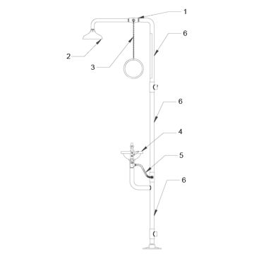 Speakman SE-615 Combo Parts Breakdown