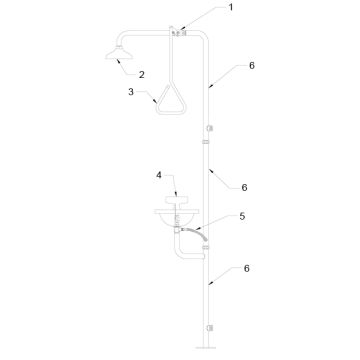 Speakman SE-621 Combo Parts Breakdown