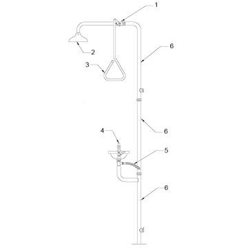 Speakman SE-624 Combo Parts Breakdown