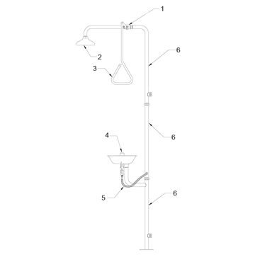 Speakman SE-625 Combo Parts Breakdown