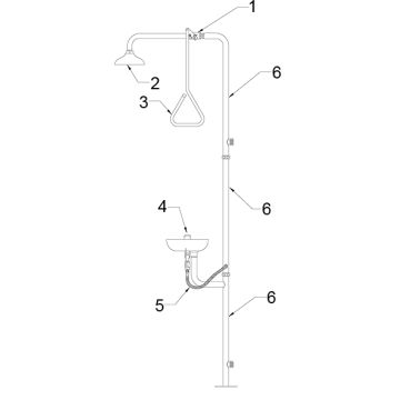 Speakman SE-627 Combo Parts Breakdown
