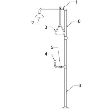 Speakman SE-675 Combo Parts Breakdown
