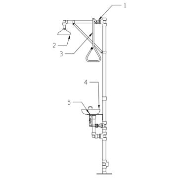 Speakman SE-690-PVC Combo Parts Breakdown