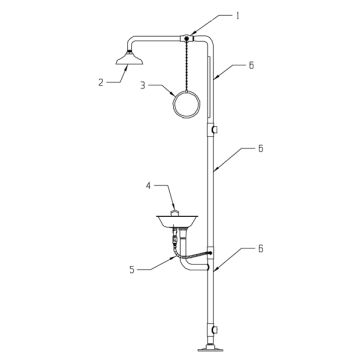 Speakman SE-694 Combo Parts Breakdown