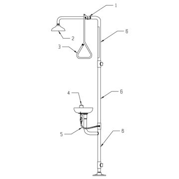 Speakman SE-695 Combo Parts Breakdown