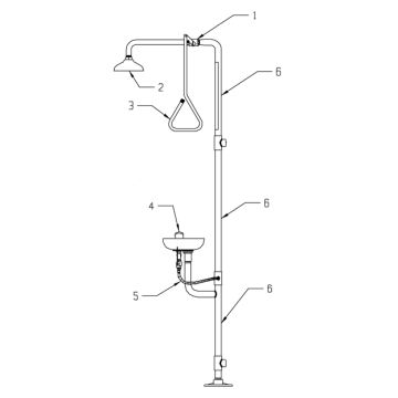 Speakman SE-697 Combo Parts Breakdown