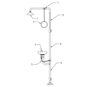 Speakman SE-698 Combo Parts Breakdown