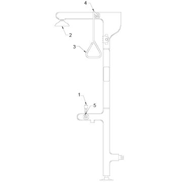 Speakman SE-7000 Heat-Traced Unit Parts Breakdown