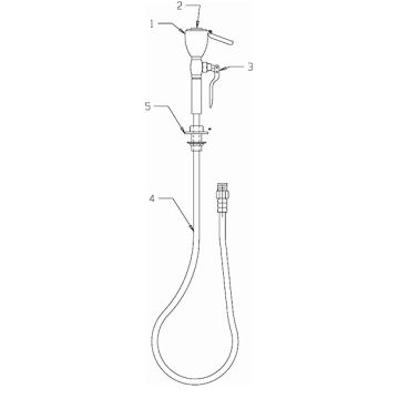 Speakman SE-921 Drench Hose Parts Breakdown