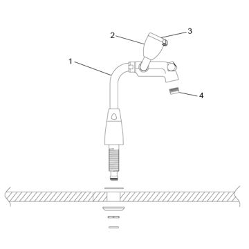 Speakman SEF-1000 Faucet Eyewash Parts Breakdown 