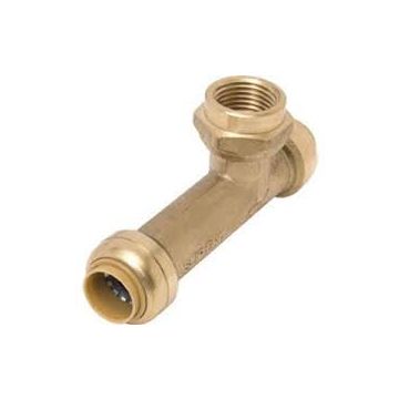 SharkBite U3486LF Slip Tee 3/4" x 3/4" x 3/4" FNPT- Lead Free