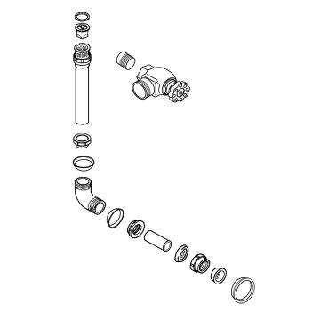 Toto VB13RB-33 1-1/2" Flush Valve Access Kit