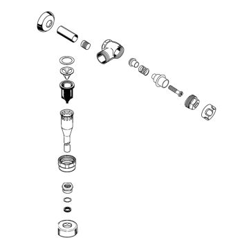 Toto VB9CP-12 3/4" Flush Valve Accessory Kit (Discontinued)