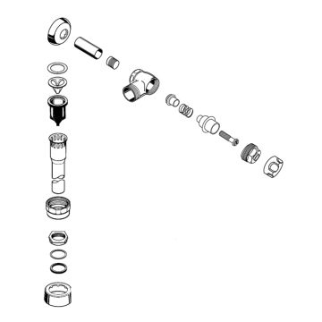 Toto VB0922#CP 1-1/4" Flush Valve Access Kit