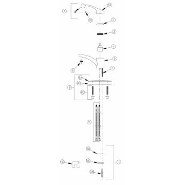 Zurn Z82200-XL-CP4 Parts Breakdown
