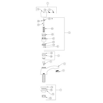 Zurn Z86100 Parts Breakdown 
