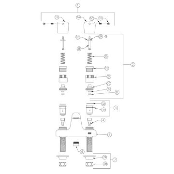 Zurn Z86500 Parts Breakdown 