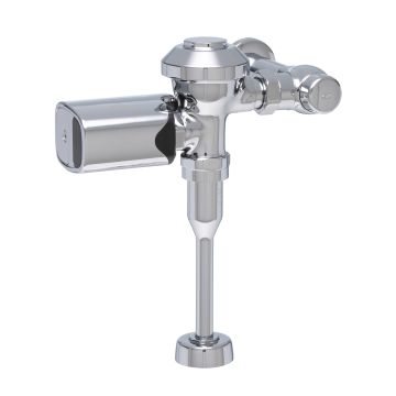 Zurn ZER6003PL-WS1-SM AquaSense Exposed Sensor Diaphragm 1.0 GPF Flush Valve with Chrome Plated Metal Cover